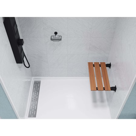 Anzzi Teak, Shower Seat, Teak AC-AZ202MB